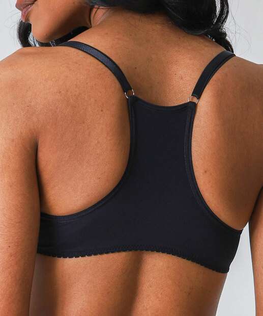 Sutiã Push Up Nadador Com Bojo Marisa Preto