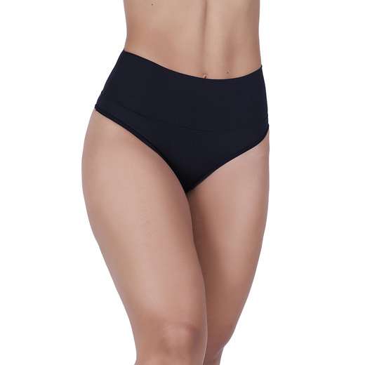 Kit 10 Calcinhas Cós Duplo Microfibra Multicolorido