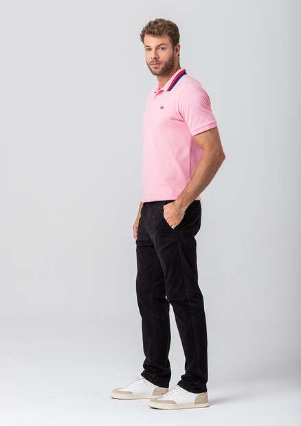 Camiseta Polo Rock e Soda Masculina