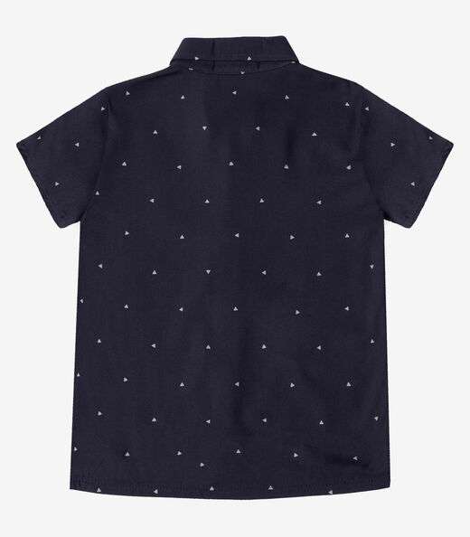 Camisa Infantil Masculina Gola Dupla Trick Nick Azul