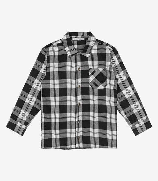 Camisa Infantil Manga Longa Trick Nick Preto