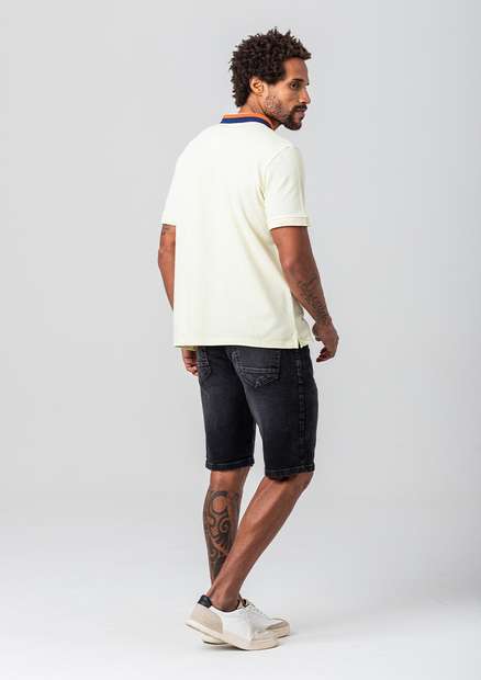 Camiseta Polo Rock e Soda Masculina