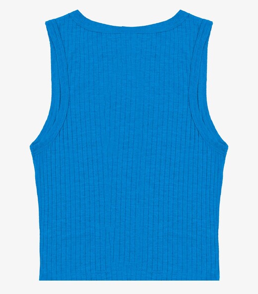 Regata Feminina Adulto Canelada Intinita Cor Azul