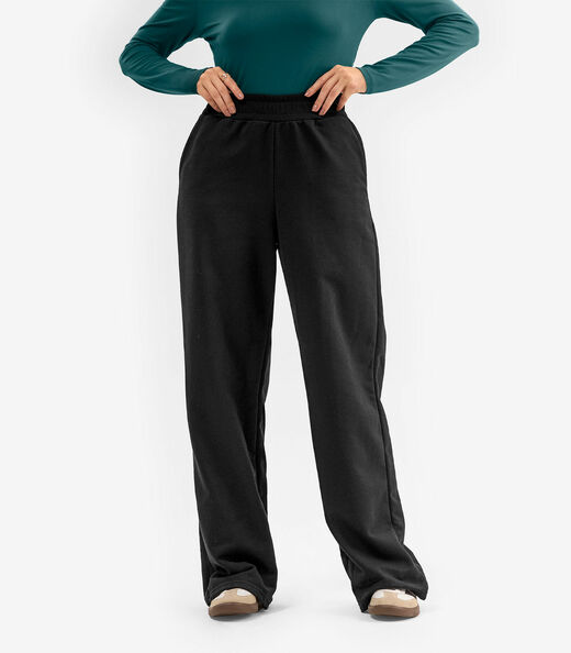 Calça Feminina em Moletom Rovitex Preto