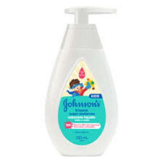 Image_Sabonete Liquido Johnson e Johnson Infantil Limpeza 200ml Super Poderosa