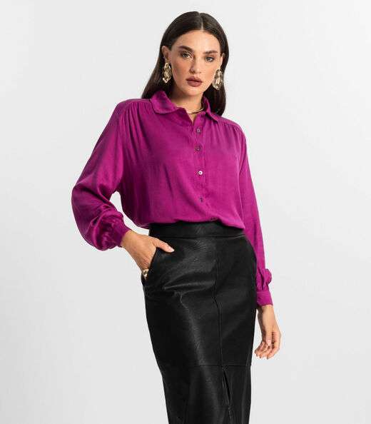 Camisa Feminina Manga Longa Endless Rosa