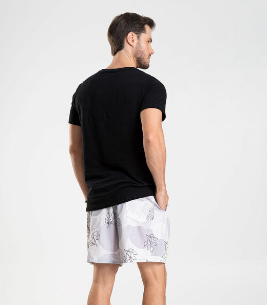 Bermuda Masculina De Microfibra Long Bong Cinza