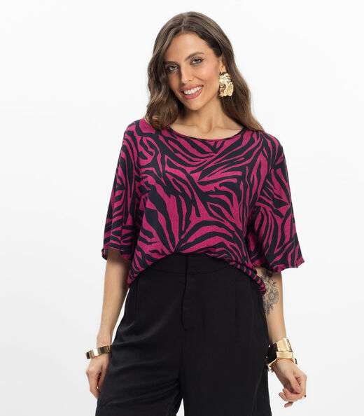 Image_Blusa Feminina em Tecido Infinita Cor Roxo
