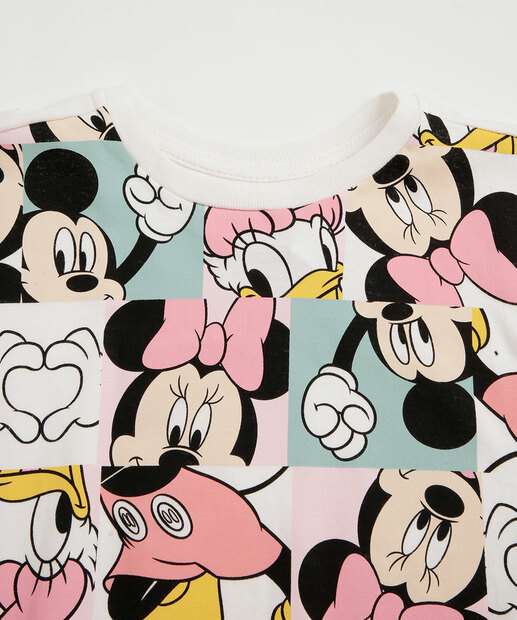 Conjunto Infantil Margarida e Minnie Disney Tam 4 a 10