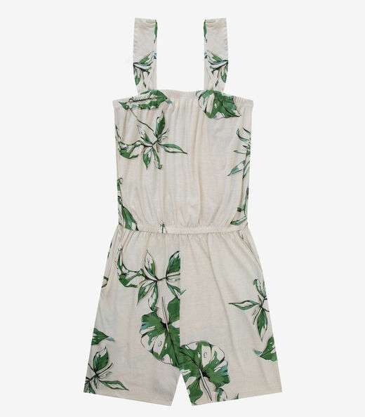 Macaquinho Feminino Curto Infinita Cor Bege