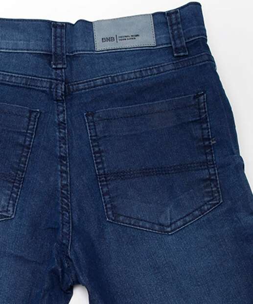 Bermuda Juvenil Jeans Bolsos Tam 10 a 16