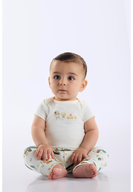 Body para Bebê Menino em Suedine Up Baby