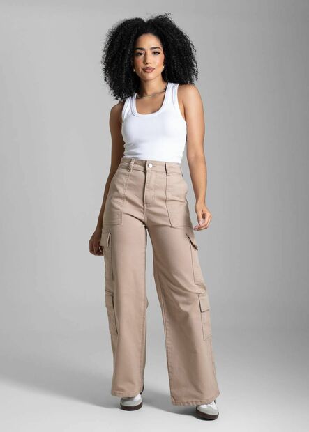 Cal?a Sarja Sawary Wide Leg Petit - 282418