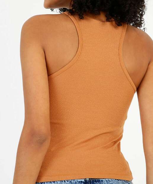 Blusa Regata Feminina Canelada Nadador Marisa 