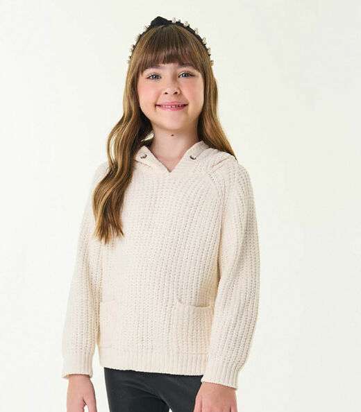 Sueter Tricot Infantil Trick Nick Bege