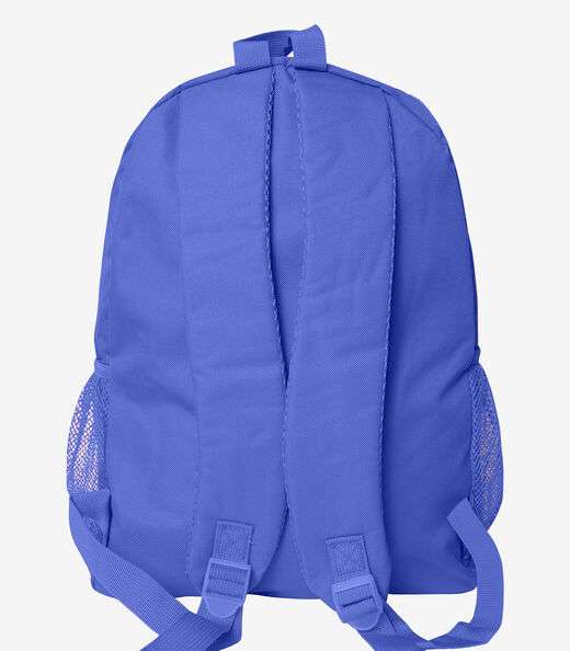 Mochila Escolar Feminina Estampada Flores Clio Azul