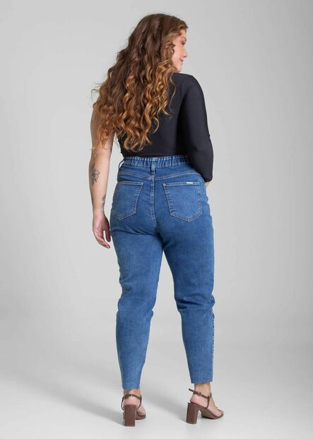 Calça Jeans Sawary Plus Size Mom - 282086