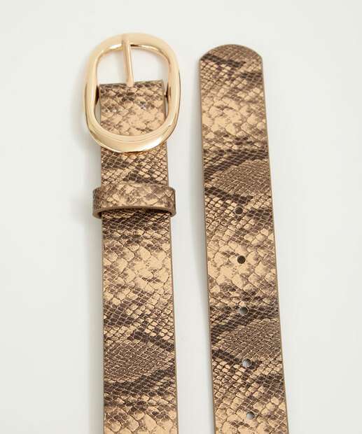 Cinto Feminino Fivela Estampado Marisa
