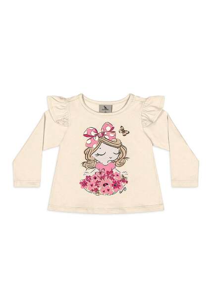Conjunto Bebê Blusa Legging Floral Quimby