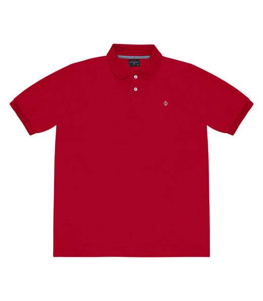 Polo Masculina Básica Diametro Vermelho