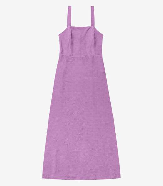 Vestido Midi De Alça Endless Roxo