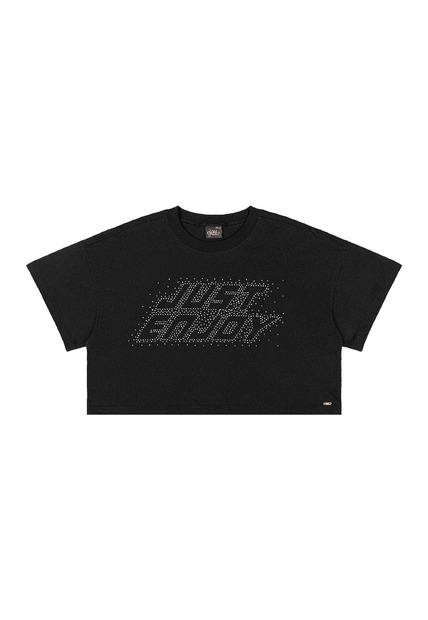 Blusa Juvenil em Algodão com Strass Gloss