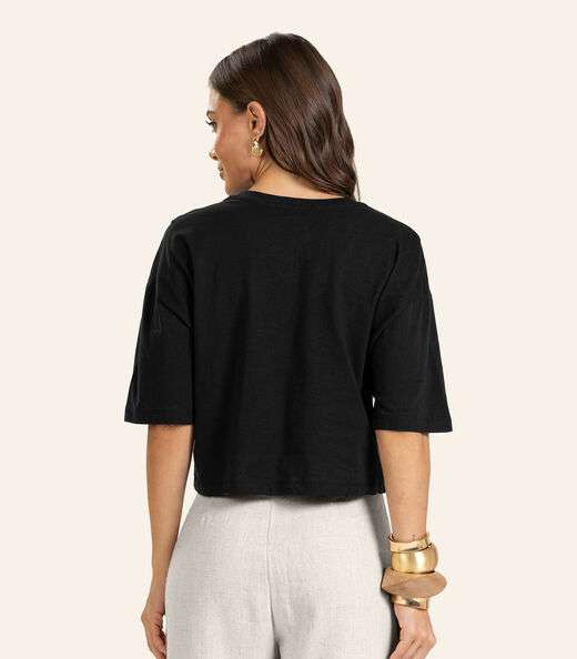 T- shirt Feminina Endless Preto