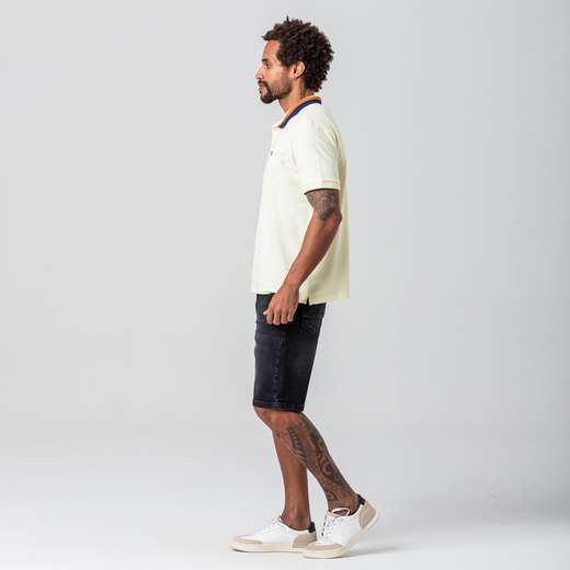 Camiseta Polo Rock e Soda Masculina