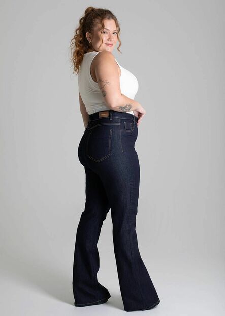 Calça Jeans Sawary Plus Size Bootcut - 275222