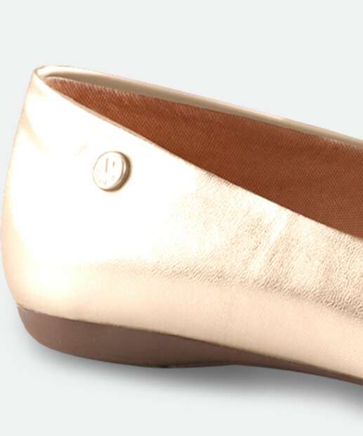 Sapatilha Feminina Metalizada Laço Fino Vizzano