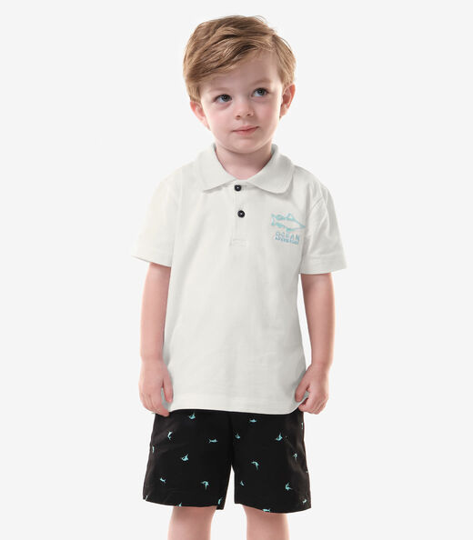 Image_Conjunto Infantil Polo Com Bermuda Trick Nick Branco