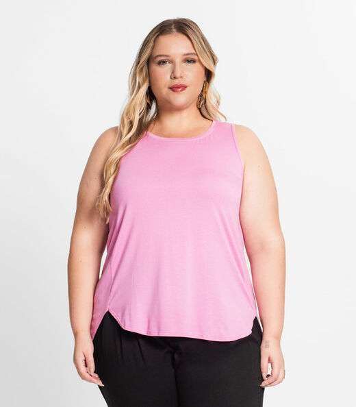 Blusa Feminina Plus Infinita Cor Rosa