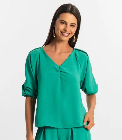 Blusa Feminina Rovitex Verde