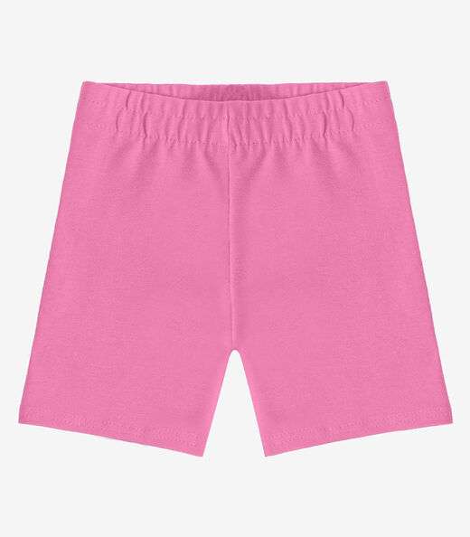 Bermuda Ciclista Infantil Básica Soletex Rosa