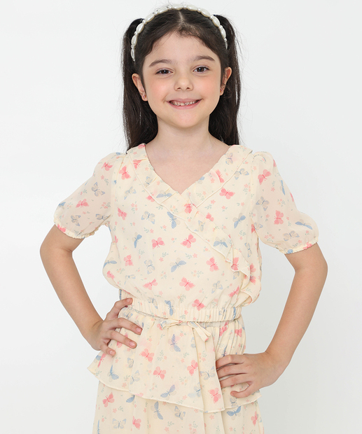 Image_Blusa Infantil Chiffon Borboletas Marisa Tam 4 a 10 Bege
