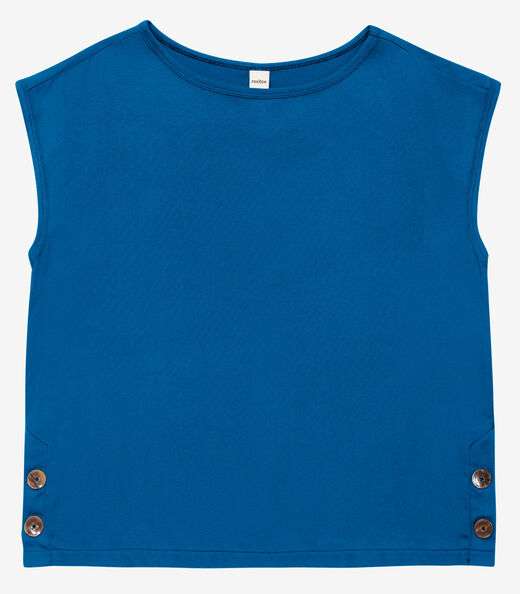Blusa Feminina Viscose Rovitex Azul
