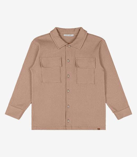 Camisa Infantil Masculino Trick Nick Marrom