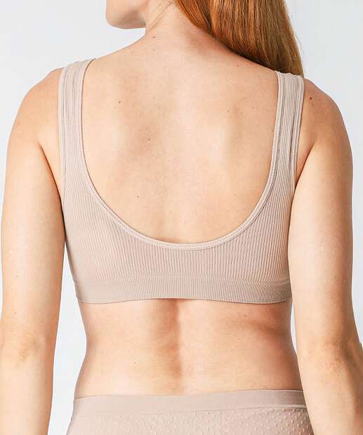 Sutiã Top Sem Bojo Alças Largas Marisa