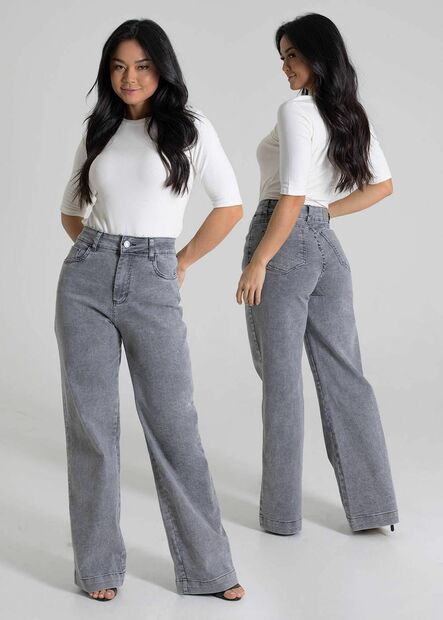 Calça Jeans Sawary Wide Leg - 280247