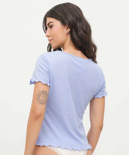 Blusa Pijama Feminino Avulso Marisa