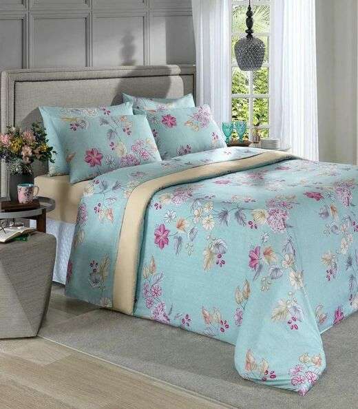 Image_Jogo De Cama Solteiro 3 Peças Lar E Lazer Azul