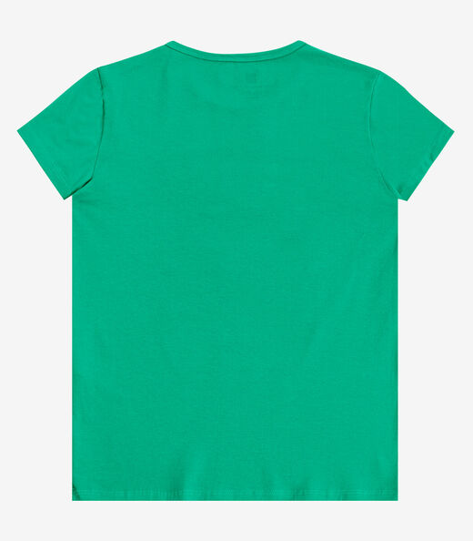 Blusa T-Shirt Feminina Estampada Select Verde