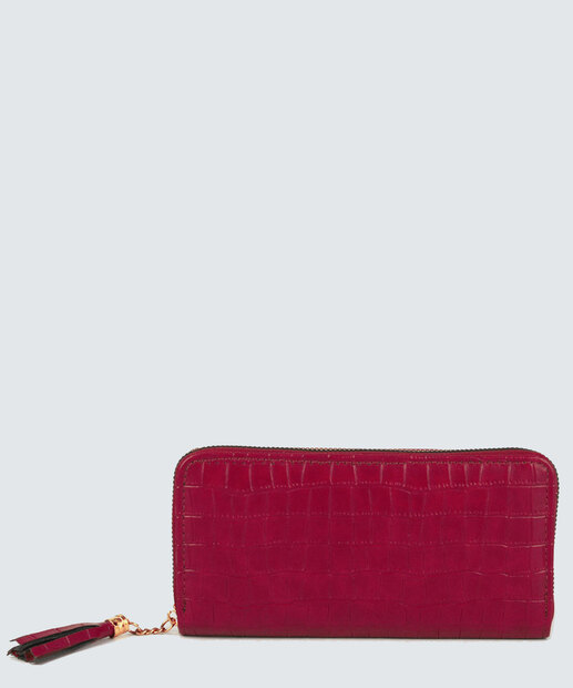 Carteira Feminina Textura Croco Gash