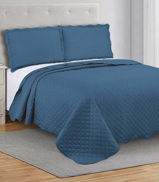 Image_Colcha Grid Solteiro Camesa Azul