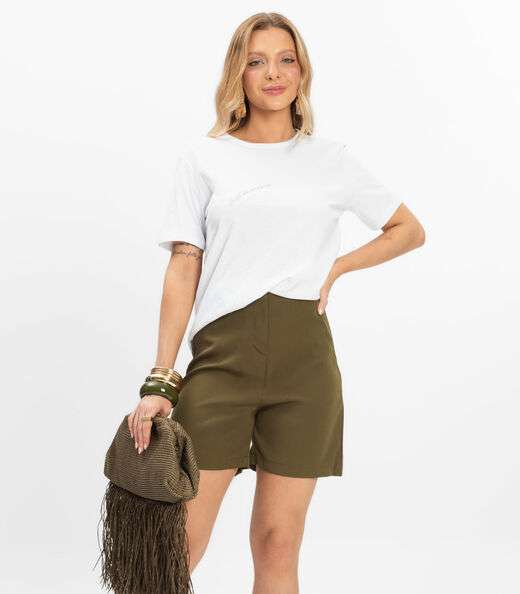 Image_Shorts Feminino Alfaiataria Cós Reto Renaluci Verde