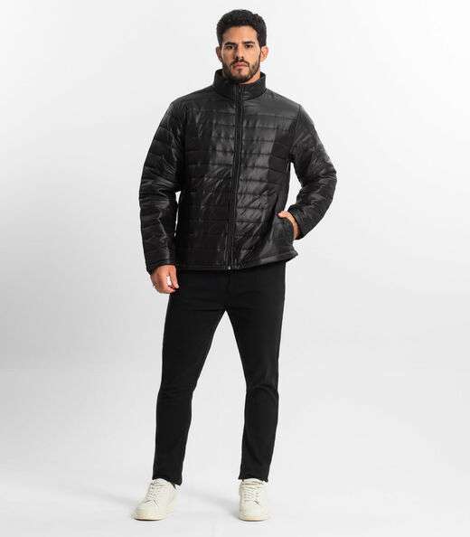 Jaqueta Masculina Microfibra Diametro Preto