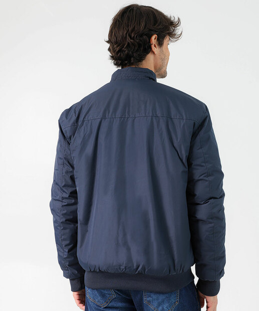 Jaqueta Masculina Nylon Forrada MR Azul