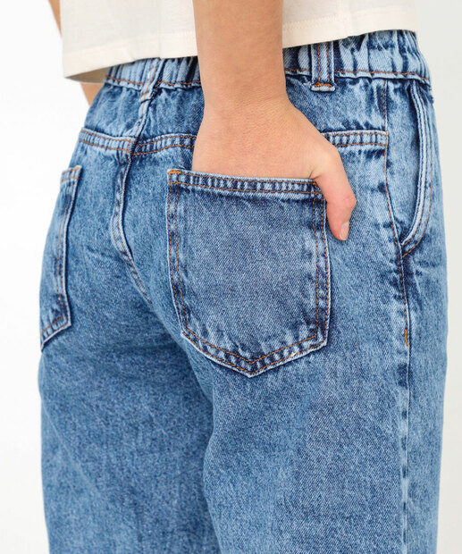 Calça Juvenil Jeans Clochard Tam 10 a 16 Azul