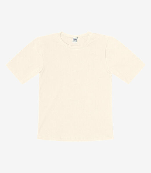 Blusa Básica Feminina Cotton Leve Rovitex Bege