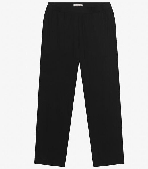 Calça Feminina Plus Size Em Molecotton Secret Glam Preto